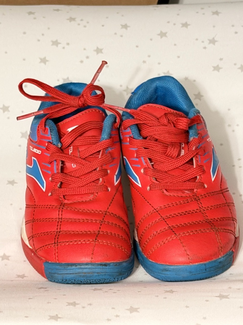 Kids' red/Blue Sports Soccer Shoes